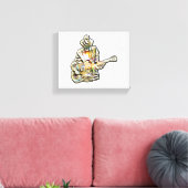 Gitarren Blues Mann - Feel it Leinwanddruck (Insitu (Wohnzimmer))