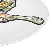 Gitarren Blues Mann - Feel it  Schneidebrett (Ecke)