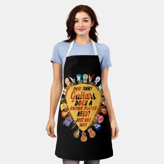 Gitarren braucht einen Gitarrenspieler nur noch ei Schürze (Getragen)