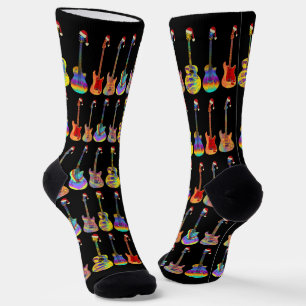Gitarren Colorful Teen Weihnachten Socken
