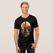 Gitarren des Universums! Tri-Blend Shirt (Vorderseite voll)