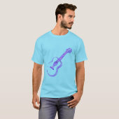 Gitarren-Design  T-Shirt (Vorne ganz)