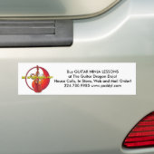 Gitarren-Drachedojo-Autoaufkleber Autoaufkleber (Auf Auto)