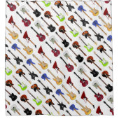 Gitarren Duschvorhang (Vorderseite)