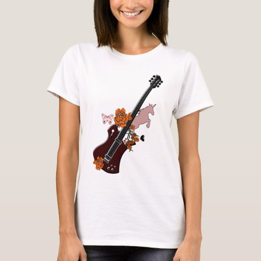 Gitarren-Einhorn T-Shirt (Vorderseite)