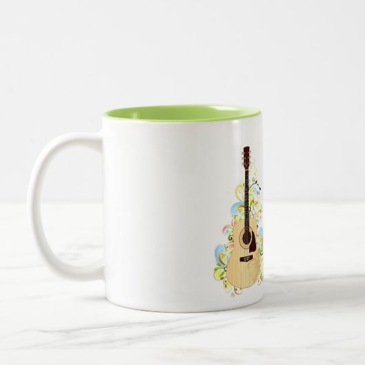 Gitarren-Entwurfs-Tasse 2013 Zweifarbige Tasse (Links)