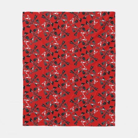 Gitarren-Fleece-Decke Fleecedecke (Vorderseite)