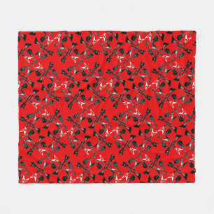 Gitarren-Fleece-Decke Fleecedecke