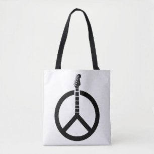 Gitarren-Friedenszeichen Tasche
