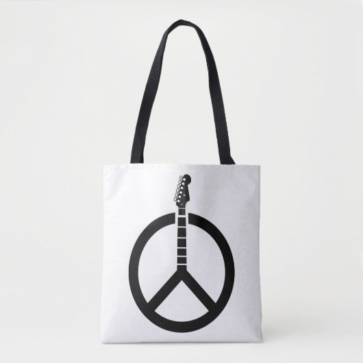 Gitarren-Friedenszeichen Tasche (Vorderseite)
