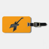 Gitarren-Gepäckanhänger Gepäckanhänger (Vorderseite horizontal)