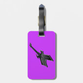 Gitarren-Gepäckanhänger Gepäckanhänger (Rückseite vertikal)