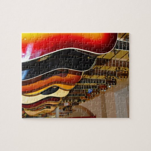 Gitarren-Geschäft Puzzle (Horizontal)