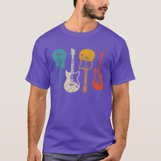 Gitarren-Geschenk für Gitarristen im Retro-Stil vi T-Shirt