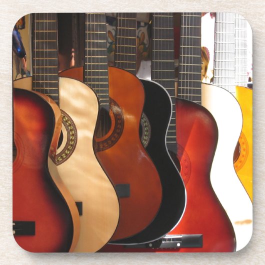 Gitarren Getränkeuntersetzer (Vorderseite)