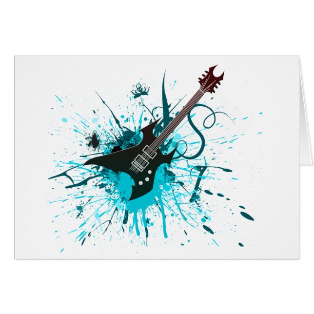 Gitarren-Graffiti - Emo Rockmusik-Band-Alternative (Vorderseite (Horizontal))