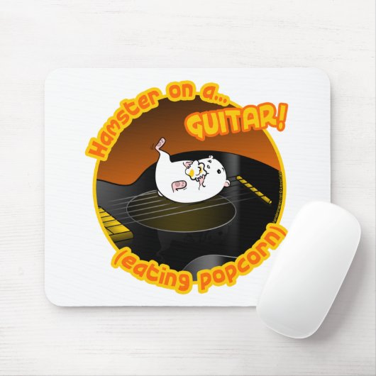 Gitarren-Hamster Mousepad (Mit Mouse)