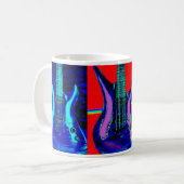 Gitarren Kaffeetasse (Vorderseite Links)