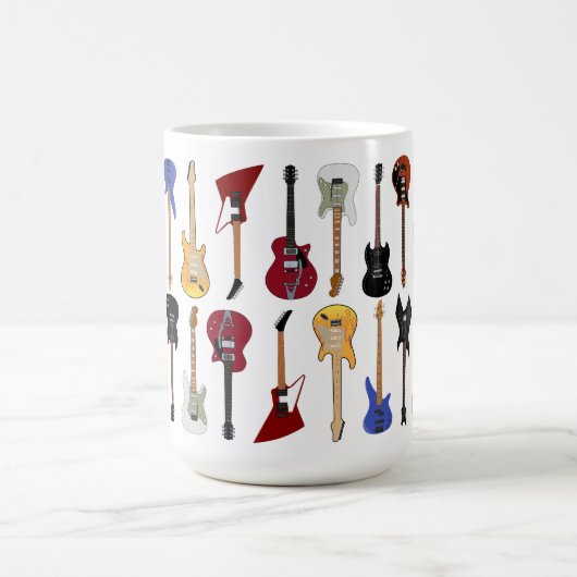 Gitarren Kaffeetasse (Mittel)