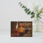 Gitarren-Kalender String Scapes Visitenkarte (Stehend Vorderseite)