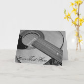 Gitarren-Karte Karte (Gelbe Blume)