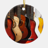Gitarren Keramik Ornament (Vorne)