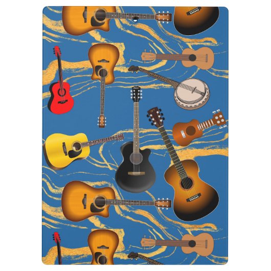 Gitarren Klemmbrett (Rückseite)