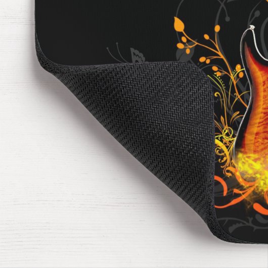 Gitarren-Kunst 1 Mousepad (Ecke)