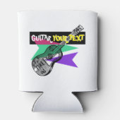 Gitarren Legend Retro Illustration anpassbar kann Dosenkühler (Rückseite)