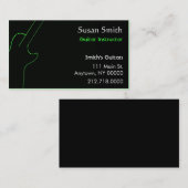 Gitarren-Lehrer-Visitenkarte Visitenkarte (Vorne/Hinten)