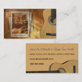 Gitarren-Lektionen Visitenkarte (Vorne/Hinten)