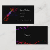 Gitarren-Licht Visitenkarte (Vorne/Hinten)