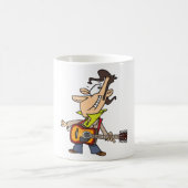 Gitarren-Mann Rockstar Kaffeetasse (Mittel)