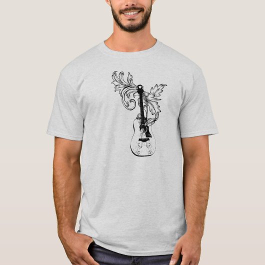 Gitarren-Männer T-Shirt (Vorderseite)