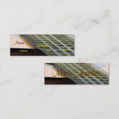 Gitarren-Musik-Lehrer Mini Visitenkarte (Vorne/Hinten)