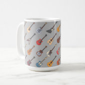 Gitarren Musik Tasse (Vorderseite Links)