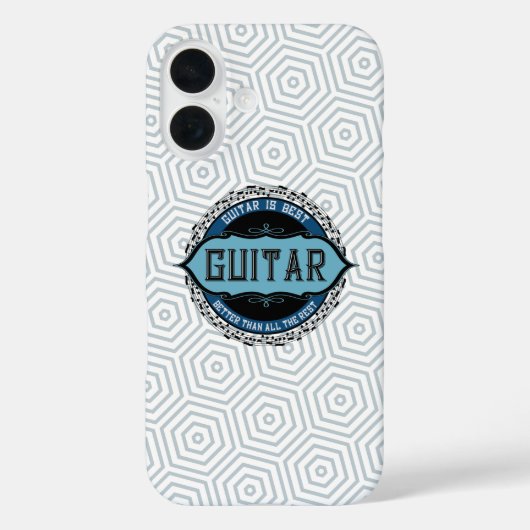 Gitarren-Musiknote Case-Mate iPhone Hülle (Rückseite)