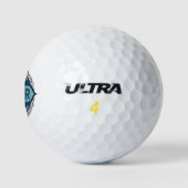 Gitarren-Musiknote Golfball (Logo)