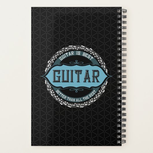 Gitarren-Musiknote Planer (Rückseite)