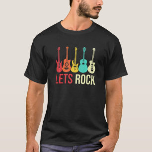 Gitarren-Musikplayer Rockstar-Gitarrist-Outfit T-Shirt