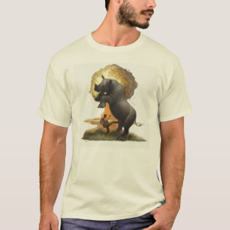 Gitarren-Nashorn-Explosion T-Shirt