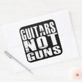 Gitarren nicht schießt Sticker (Umschlag)