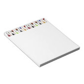Gitarren Notizblock (angewinkelt)