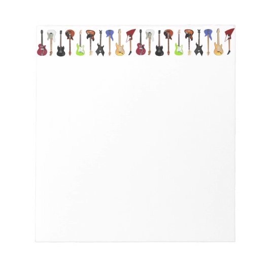 Gitarren Notizblock (Vorderseite)