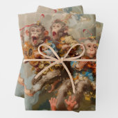 Gitarren - Ölgemälde - Geschenkpapier Set (Beispiel)