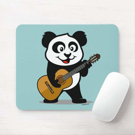 Gitarren-Panda Mousepad (Mit Mouse)