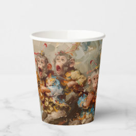 Gitarren - Papiergruppen Größe 236 ml Papiercup Pappbecher