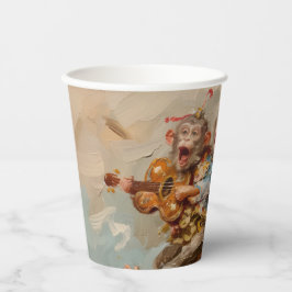 Gitarren - Papiergruppen Größe 236 ml Papiercup Pappbecher