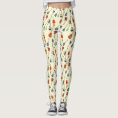 Gitarren Pattern Leggings (Vorderseite)