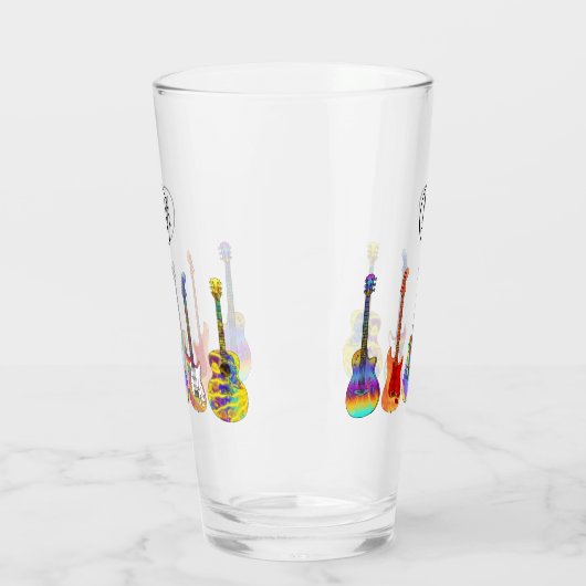 Gitarren Personalisiert Glas (Links)